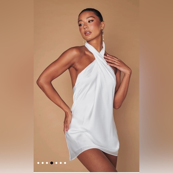 Show Me Your MuMu Dresses & Skirts - SHOW ME YOUR MUMU Jasmine Halter Mini Dress